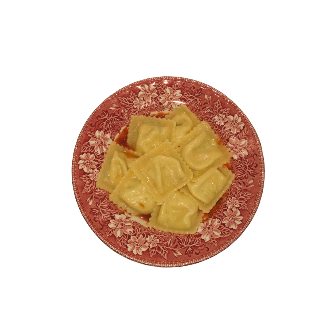 Tortelli Büffelmozzarella und Tomaten