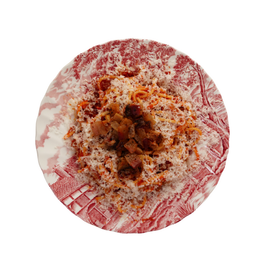 Spaghetti con guanciale