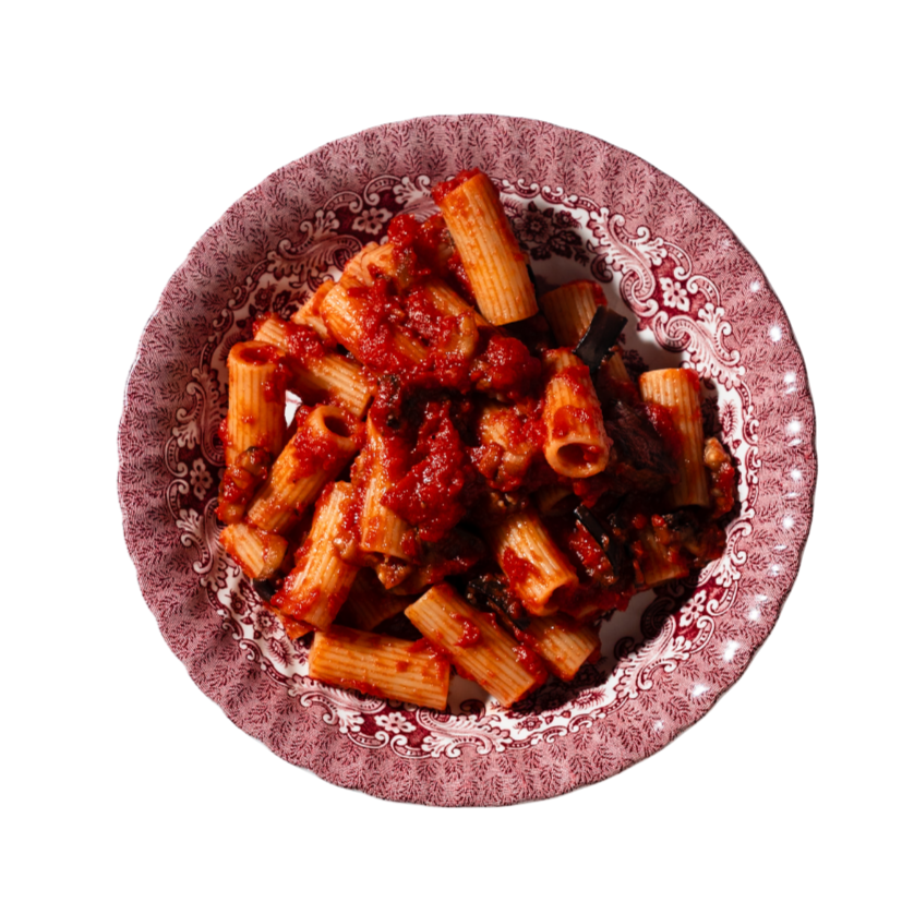 Rigatoni con Melanzane Grigliate